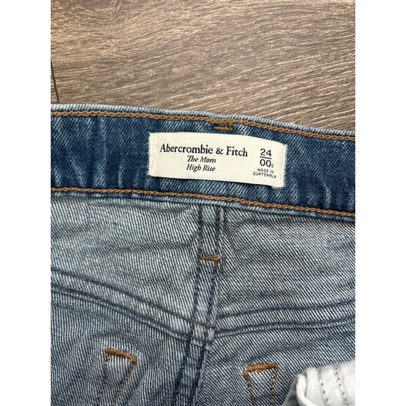 Abercrombie & Fitch The Mom High Rise Jean Size 24 - Picture 3 of 6